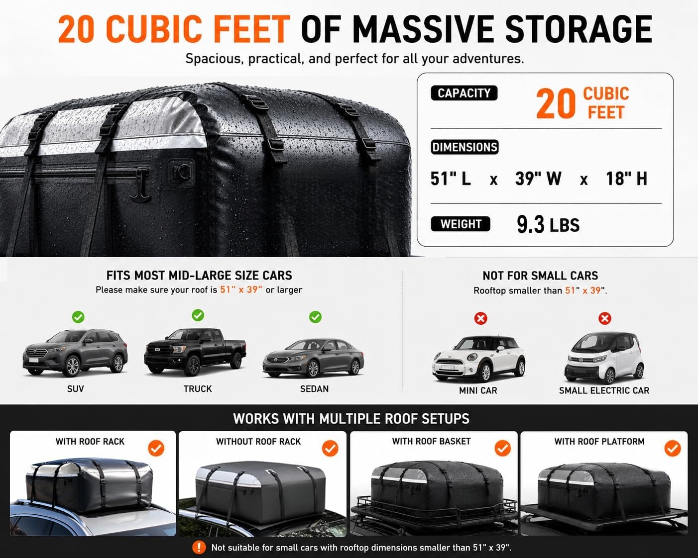 patented upgraded rooftop cargo bag patented upgraded rooftop cargo bag